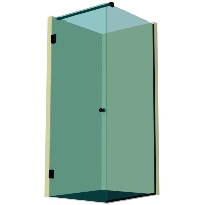 Душевая кабина угловая DK-203P в опорном профиле