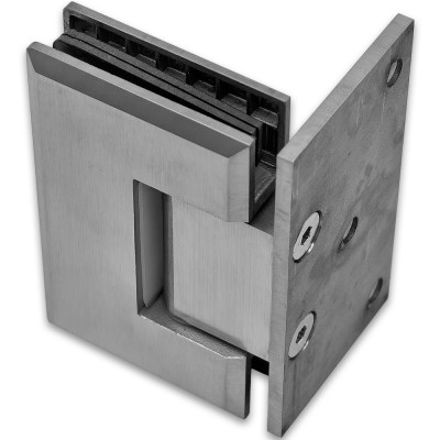 Петля FDP-20-DEF с дефектом Бета β стена-стекло с бок. креплением, нержавейка/матовый