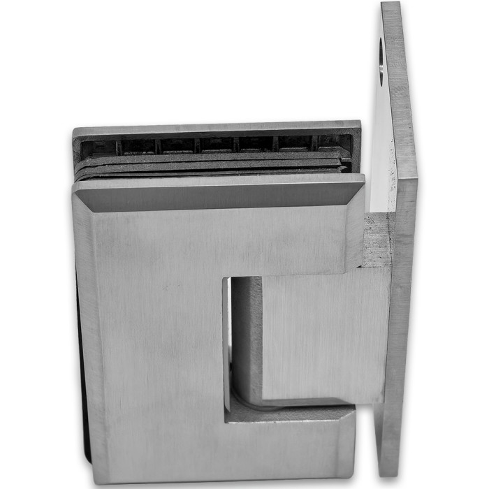 Петля FDP-20-DEF с дефектом Бета β стена-стекло с бок. креплением, нержавейка/матовый