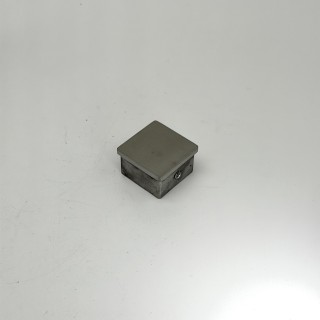 Заглушка FOP-40p.01 для поручня 40*40 с пазом, GRIT 320, нержавейка/матовый