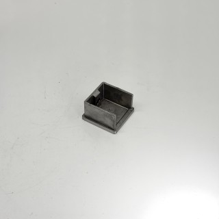 Заглушка FOP-40p.01 для поручня 40*40 с пазом, GRIT 320, нержавейка/матовый