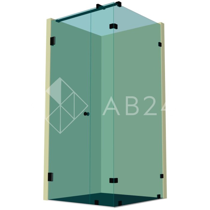 Душевая кабина угловая DK-204K на коннекторах