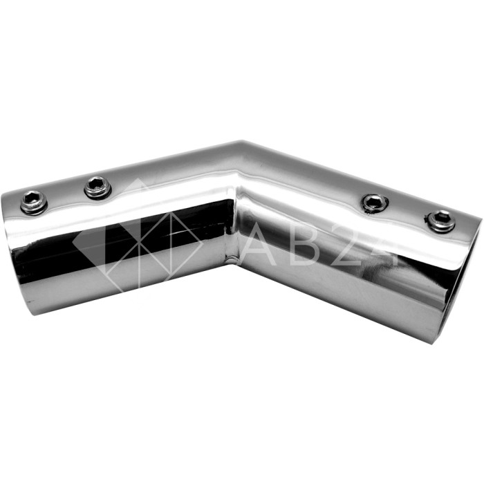 Соединитель FDC-19 трубы 19 угловой 135°, нержавейка/полированный