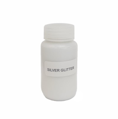 Глиттер CRI (Glitter) серебряный 125 г