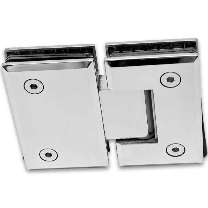 Петля FDP-22-DEF с дефектом Бета β стекло-стекло 180°, нержавейка/полированный