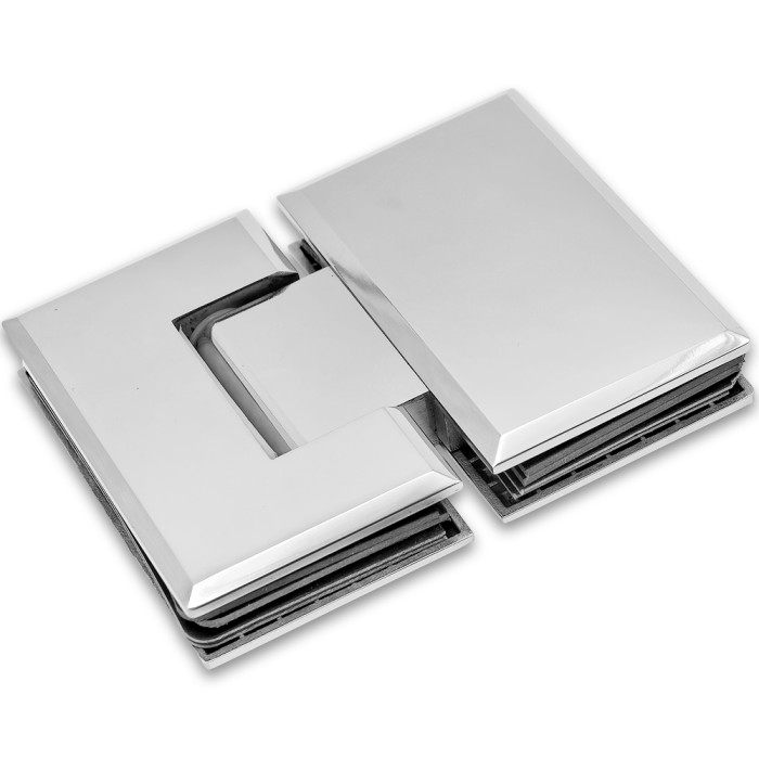 Петля FDP-22-DEF с дефектом Бета β стекло-стекло 180°, нержавейка/полированный