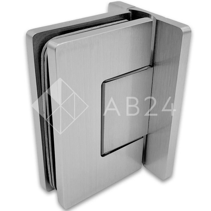 Петля Афина FDP-131 стена-стекло центр. крепление, латунь/матовый