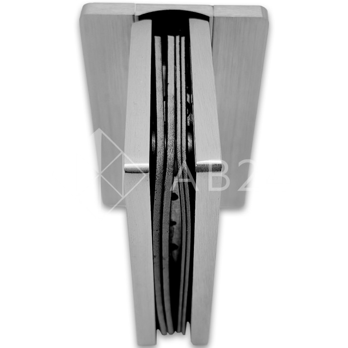 Петля Афина FDP-131 стена-стекло центр. крепление, латунь/матовый