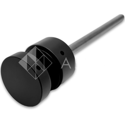 Стеклодержатель FKK-45, 10х20 мм Ø40 мм М10x1.5 для стекла, нержавейка/черный