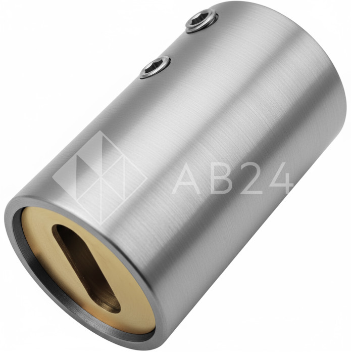 Крепление FDC-16 трубы 19 к стене 90°, нержавейка/матовый