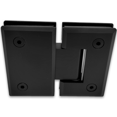 Петля FDP-22-DEF с дефектом Бета β стекло-стекло 180°, нержавейка/черный