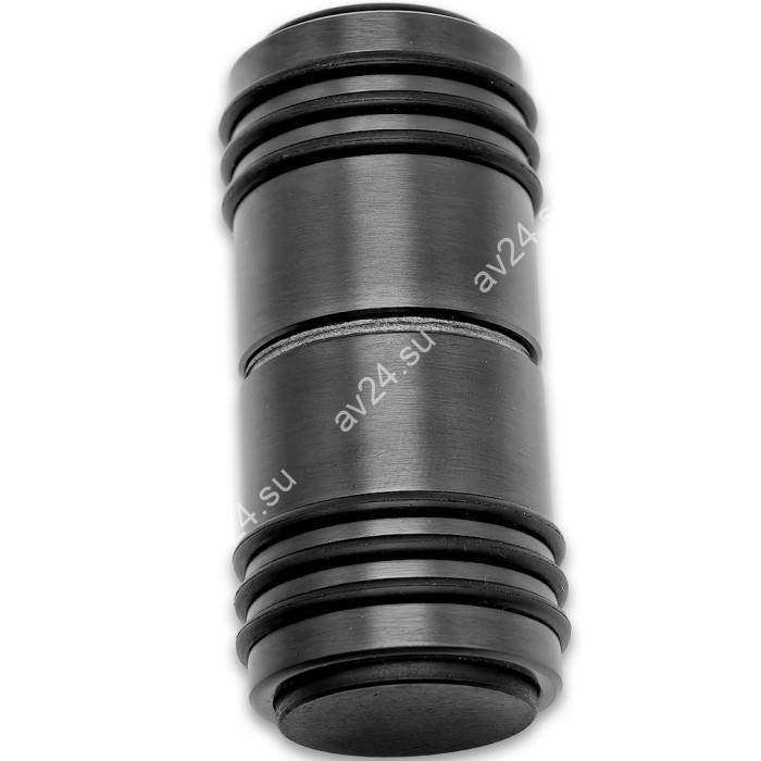 Ручка кноб Йота FDR-143 с двумя резиновыми торцами, алюминий/оружейная сталь