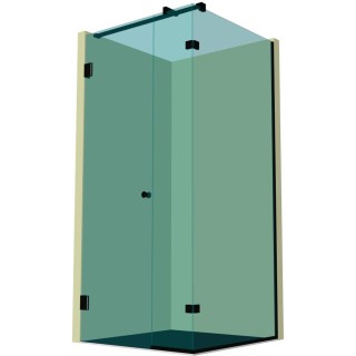 Душевая кабина угловая DK-204P в опорном профиле