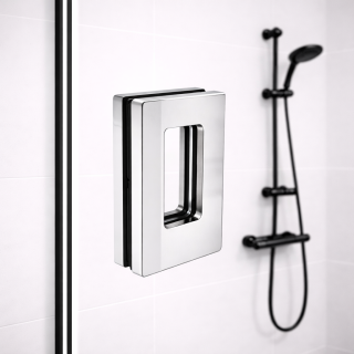 Ручка купе Дриада FDR-111, 122х70 прямоугольная, межосевое 100, нержавейка/полированный