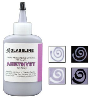 Краска для фьюзинга GlassLine, светло-фиолетовая (AMETHYST) 56 г