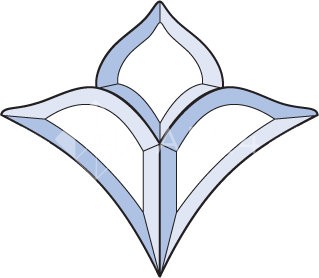 Бевелс AV248 (3 элемента) 185 х 161 мм