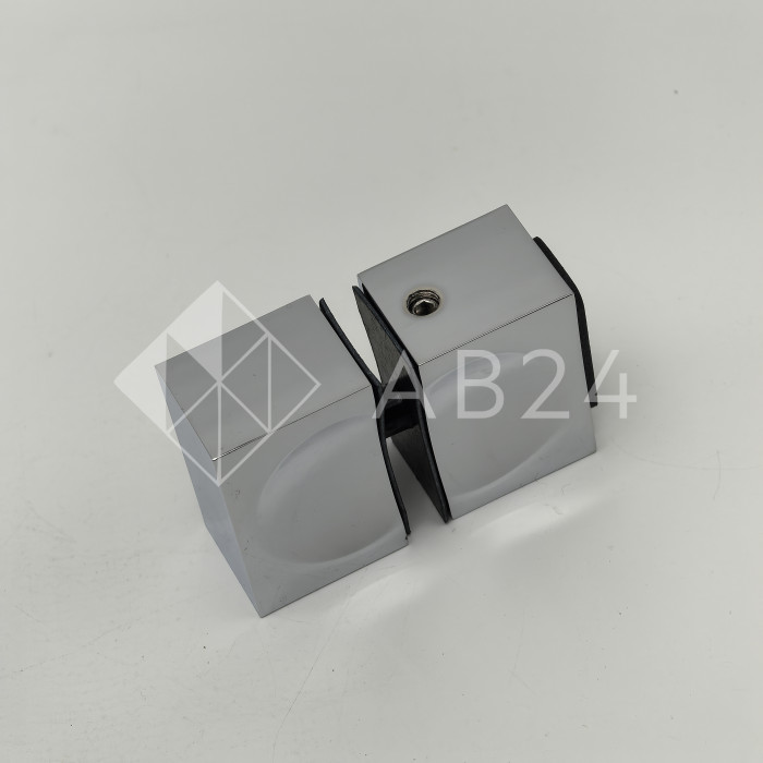 Ручка кноб FDR-66 с одним резиновым торцом, алюминий/хром