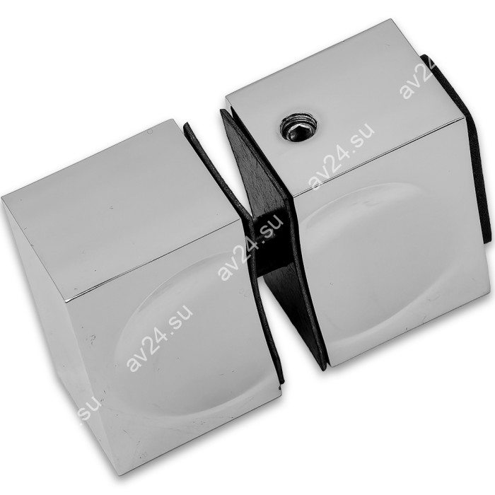 Ручка кноб FDR-66 с одним резиновым торцом, алюминий/хром