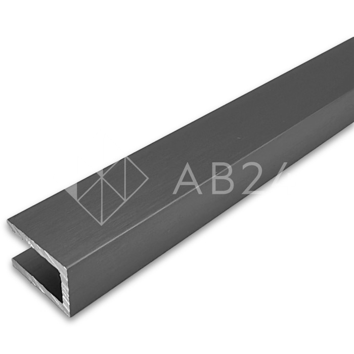 Профиль с дефектом FDPA-51.3-DEF для стекла 19х12х1,75, длина 3 м, алюминий/оружейная сталь