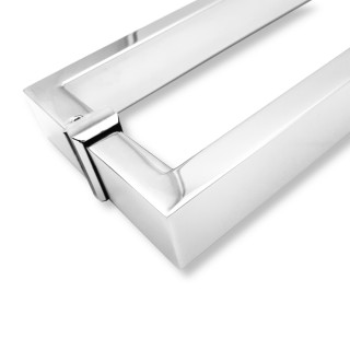 Ручка скоба FDR-84, 15х30х285х1.0 мм, нержавейка/полированный