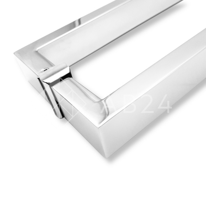 Ручка скоба FDR-84, 15х30х285х1.0 мм, нержавейка/полированный