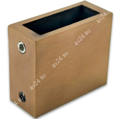 Крепление трубы FDC-30-DEF с дефектом 30х10 к стене, нержавейка/медь