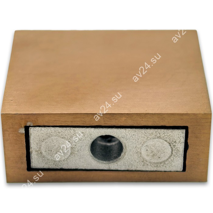 Крепление трубы FDC-30-DEF с дефектом 30х10 к стене, нержавейка/медь