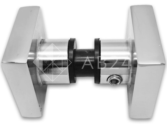 Ручка кноб квадратная FDR-30-DEF с дефектом, нержавейка/полированный