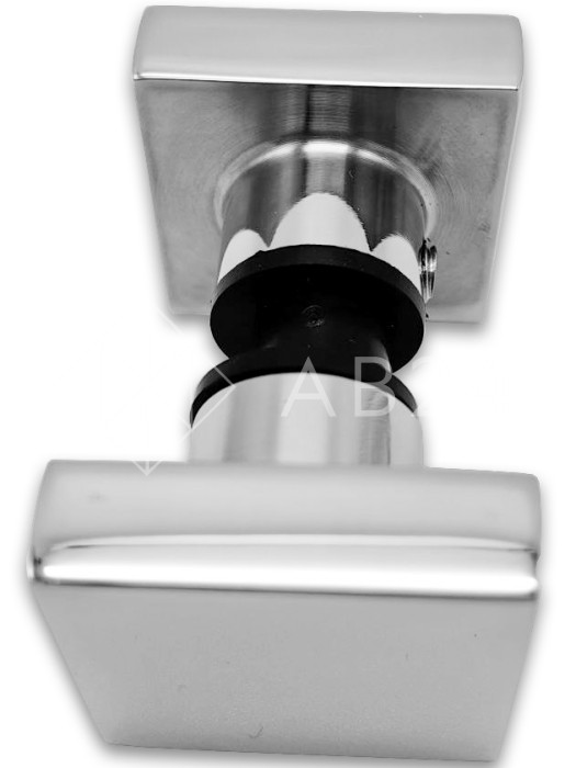 Ручка кноб квадратная FDR-30-DEF с дефектом, нержавейка/полированный