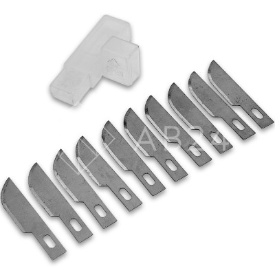 Набор из 10 полукруглых сменных лезвий к тонкому ножу