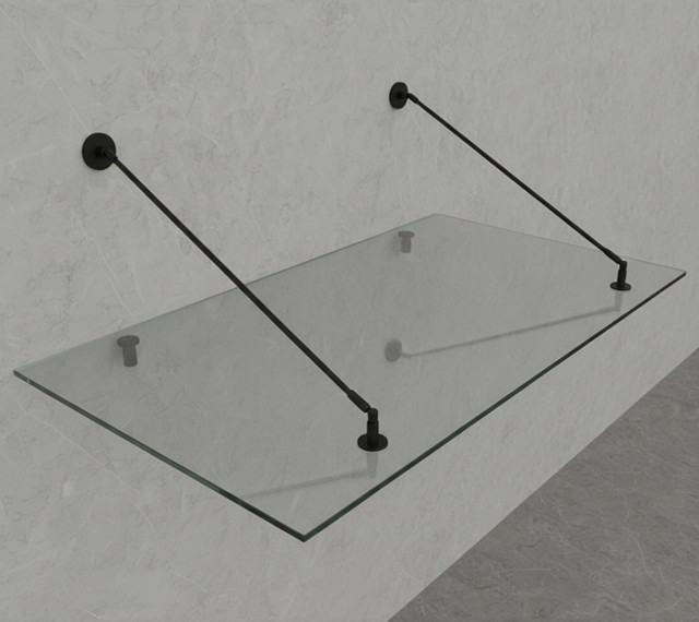 Фурнитура для стеклянных козырьков и навесов